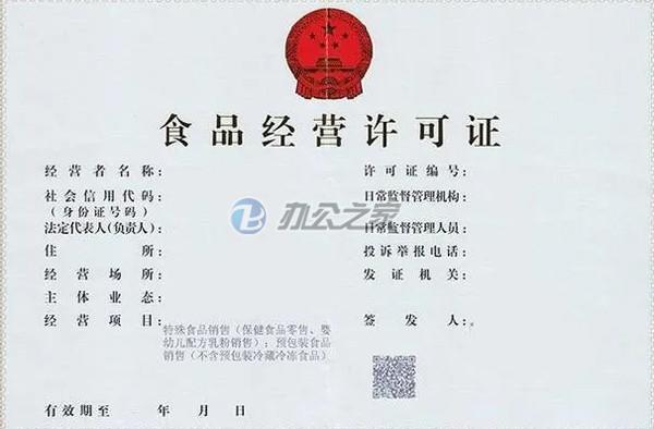 22"《食品经营许可证》需要哪些材料？"